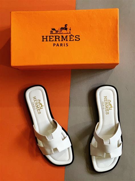 hermes slippers original|More.